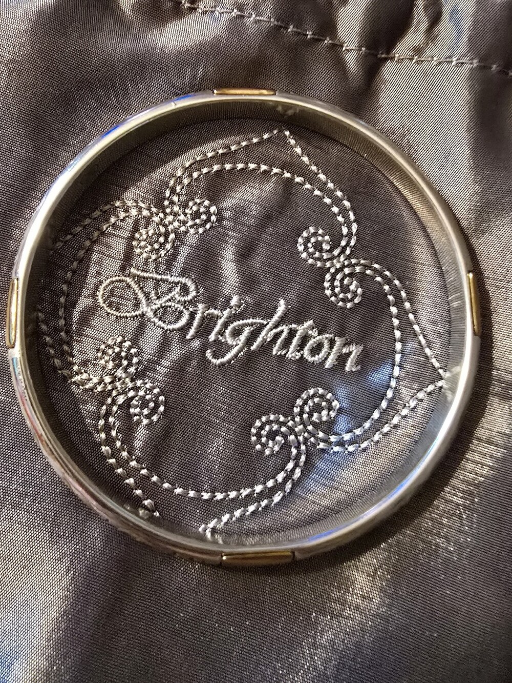Brighton Venezia 2-tone Bangle - Picture 3 of 5